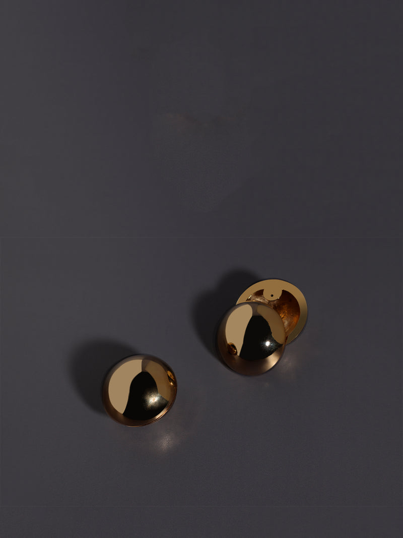 ECL-AT ORB EARRINGS Gold
