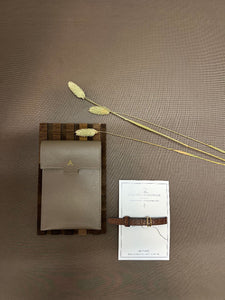 LEATHER RAKHI Cognac Brown