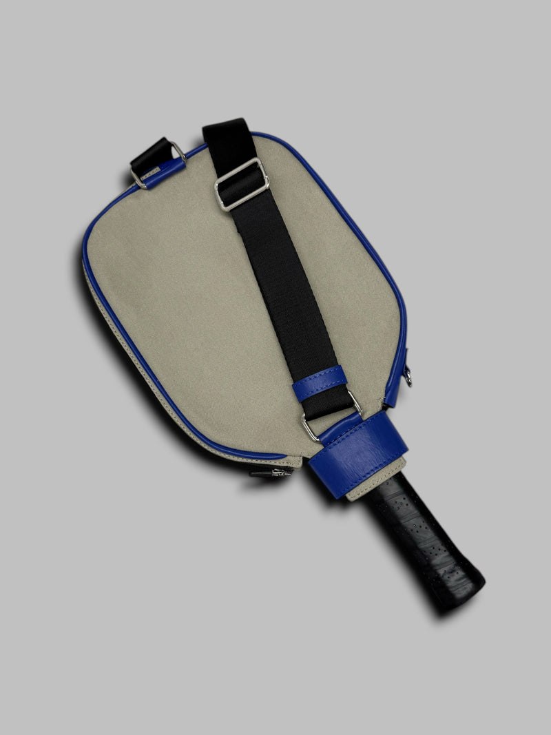 PICKLEBALL RACQUET CASE - Blue & Canvas