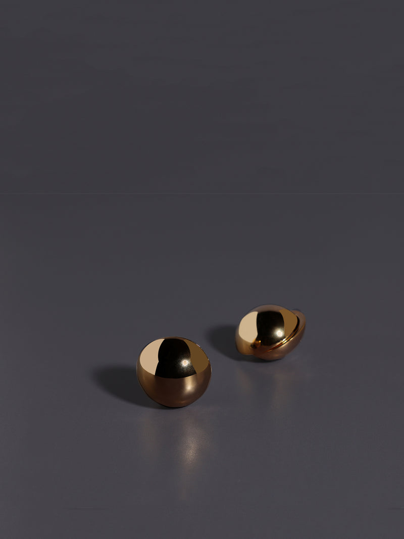 ECL-AT ORB EARRINGS Gold