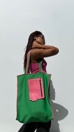 Load image into Gallery viewer, Shopper Tote - Green
