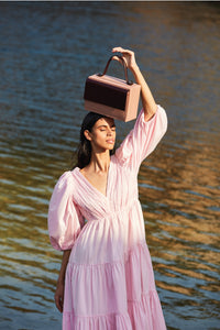BOX BAG Dusty Rose
